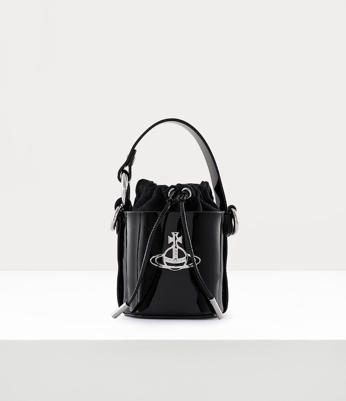 Vivienne Westwood SHINY PATENT MINI DAISY BAG